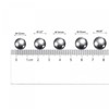 sourcing map 50pcs 14mm Carbon Steel Bearing Balls Precision Polished