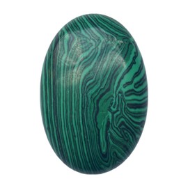Manekieko Synthetic Malachite Worry Stones, Oval Palm Pockets, Healing Crystal, Massage Spa, Energy Stone