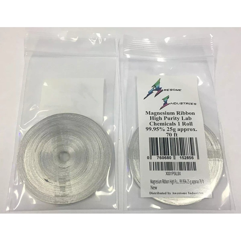 Awesome Industries Cinta De Magnesio 2 Rollos 99,95% 25 G