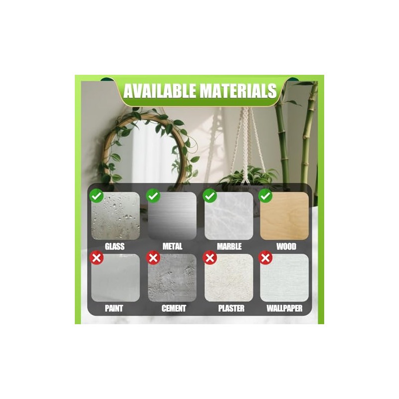 100 Pcs Plant Climbing Wall Clips - Self-Adhesive Hooks for