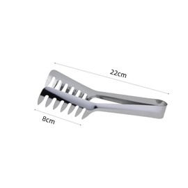 LATRAT 1 Piece Pasta Tongs Comb Shape Stainless Steel Spaghetti Tongs Pasta Clip Kitchen Cooking Tool