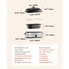 VEVOR Roaster Oven, 20QT Electric Roasting Pan, 150-450℉ Adjustable Temperature