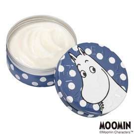 MOOMIN & POLKA DOTS Steam Cream, Whole Body Moisturizing Cream, 2.6 oz (75 g), Made in Japan, STEAMCREAM Moisturizing Cream for Whole Body, Face Cream, Hand Cream, Oatmeal, Natural Essential Oils,