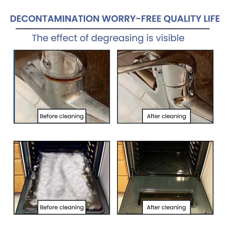 Tabletas Efervescentes Para Limpieza De Cocinas, Estufas, Fr