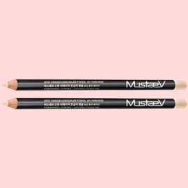 Mustaev Spot Eraser Concealer Pencil 2.5g, No. 01 Pure Beige, 2 pcs. / 머스테브 스팟 이레이저 컨실러 펜슬 2.5g, 01호 퓨어베이지, 2개
