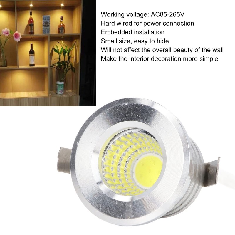 Garosa Mini LED Spot Light 3W Artwork Small Recessed Light