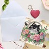 JISHSHAY 6 PCS Diamond Art Cards with Envelopes Diamond Painting