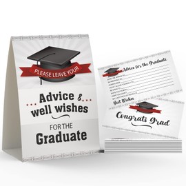 2024 Graduation Sign & Graduation Advice Cards(1+25 pk), Advice Cards for the New Graduate, Graduation Advice Cards, Graduation Party, Sorority Event Decoration Supplies(JYC07)