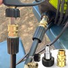 WEZCHUGHAOL Pressure Washer Adapter Set, Quick Connect Gun to Wand,