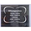 Don Cappello Fiore Opening Hours Window Lettering Sticker Advertising Shop