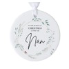 Nan Memorial Christmas Bauble, Remembering Nan At Christmas, Nan Remembrance