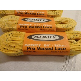 Tex-Style Lot of 3 Pair Hockey Skate Laces - Infinity Pro Waxed 84"