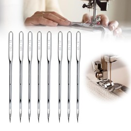 80Pcs Universal Sewing Machine Needles– Heavy Duty & Denim Sewing Machine Needles- 6 Sizes 65/9 75/11 80/12 90/14 100/16 110/18 – Sewing Machine Accessories for Professionals & Beginners