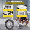 VEVOR 50ft Drain Cleaning Cable, 50 Feet x 3/8 Inch