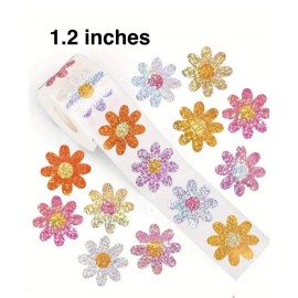 Starbucks 50 Pcs stickers Daisy Flower Holographic Business Packaging Journal Planner