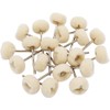 HIPOGT 100 Pcs Polishing Buffing Wheel Set Wool Felt Cotton