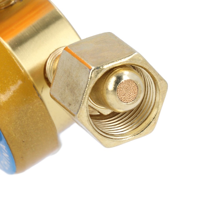 Argon Gas Regulator 0 To 3500psi Aluminum Alloy TIG Flow