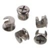 HOBBYIN Silver Furniture Cam Lock Nut,20pcs 13mmx10mm Strong and Durable