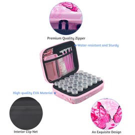 LIRUNQIU Diamond Painting Storage Containers, 30 Slots Diamond Art Accessories and Tools Kits Storage Box for Jewelry Beads