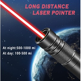 Red High Power Laser Pointer Long Range Rechargeable For Cats Pointer Laser Demonstration
