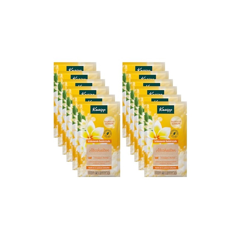 Kneipp Foaming Bath Salts Shut Off - Frangipani & Moringa