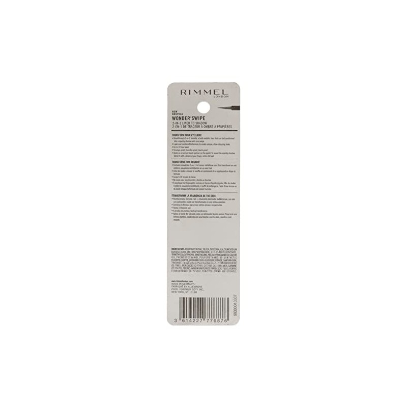 Rimmel Wonder Swipe 2-in-1 Liner To Shadow, Crave Me, 0.058