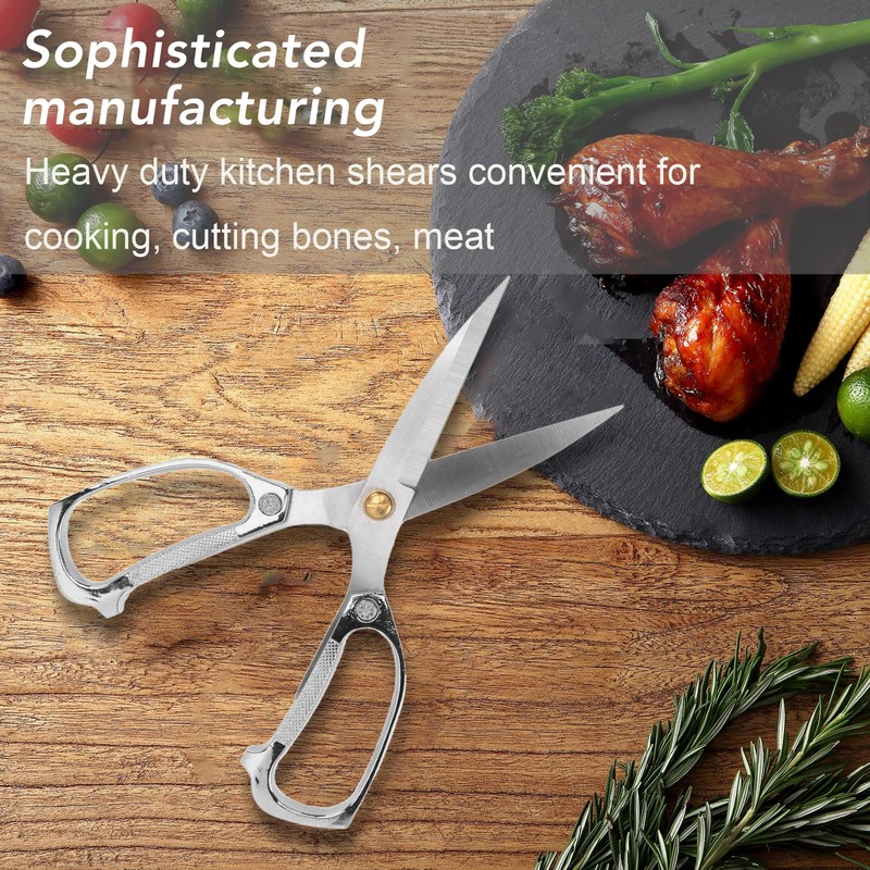 Kitchen Scissors All Purpose Stainless Steel Scissors Food Cooking Scissors