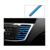 Scelet 10 pieces car colourful air conditioning air outlet decoration