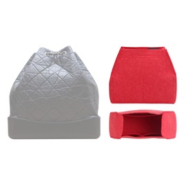 jiesinlov Purse Organizer Insert for Bag,Felt Bag Organizers for Gabrielle Backpack(Red-M)