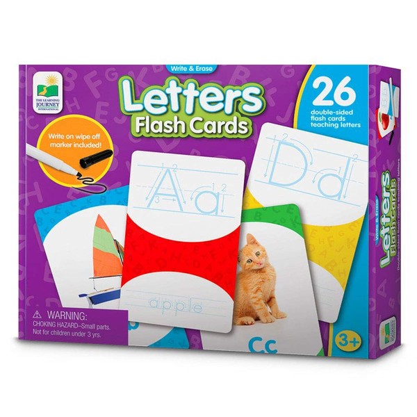 Ego Write and Erase Flash Card, Genuine Letters