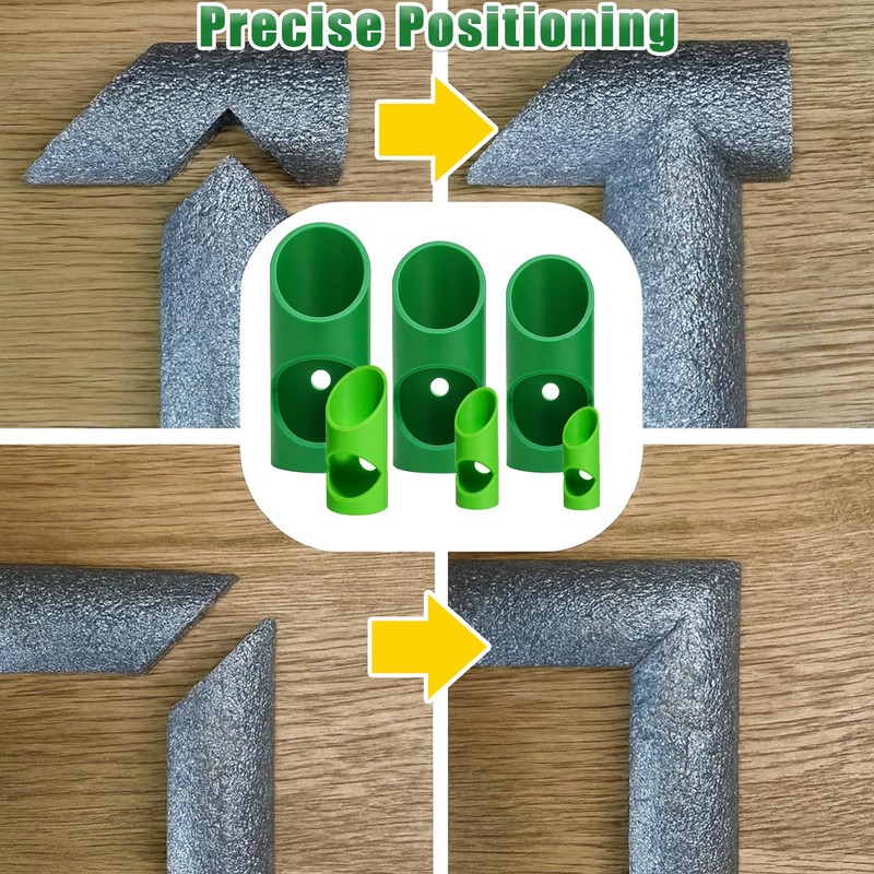 6PCS Foam Pipe Cutter Tool, Pipe Insulation Cutting Guide, Tube