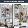 DIBALIYI 2 PCS Hanging Mesh Storage Net, 4 Tier Teddy