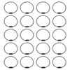 [PATIKIL] 20pcs 5.9" Length Wire Keychain Cable Stainless Steel Key