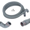ilauke 2.5m Universal Replacement Drain Hose Extension Kit for Washing