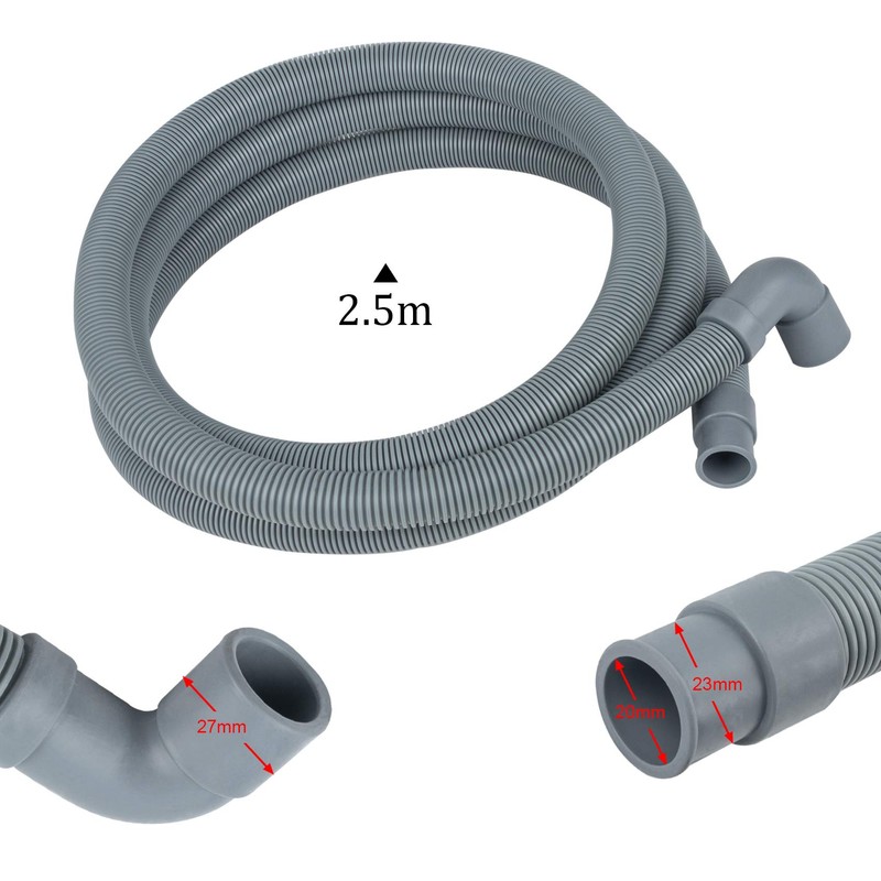 ilauke 2.5m Universal Replacement Drain Hose Extension Kit for Washing