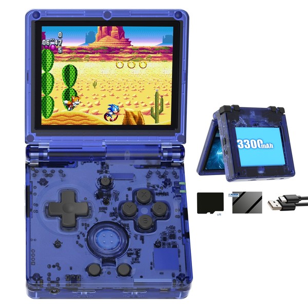 Airuidas RG35XXSP Flip Portable Retro Handheld Game Console,RG35XXSP 3.5 Inch