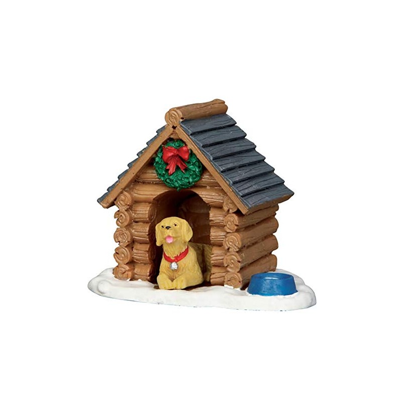 Lemax 54943 Vail Village Accessory: Log Cabin Dog House