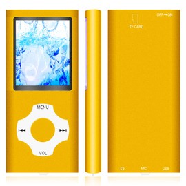 MP3 Player / MP4 Player, Hotechs MP3 Music Player with 32GB Memory SD Card Slim Classic Digital LCD 1.82'' Screen Mini USB Port with FM Radio, Voice Record
