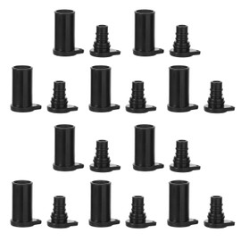 lasuroa 10 Pairs of Solar Panel Connection Caps, Dust and Weather Resistant, Solar Cable End Cap with Plug and Socket