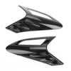 Rear Light Cover, Yctze 4 Pieces Carbon Fibre Style Rear