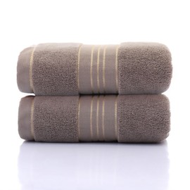 KPXY Juego de Toalla de Mano de 2 Piezas de 74x34CM, 100% Algodón, de Secado Rápido, para baño, Ducha, Playa, SPA (2 PCS)