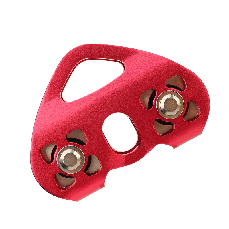 Mountaineering Climbing Double Axle Double Zip Line Trolley Steel Rope