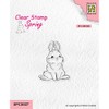 Nellie's Choice Clear Stamp Spring - Cute Rabbit-2