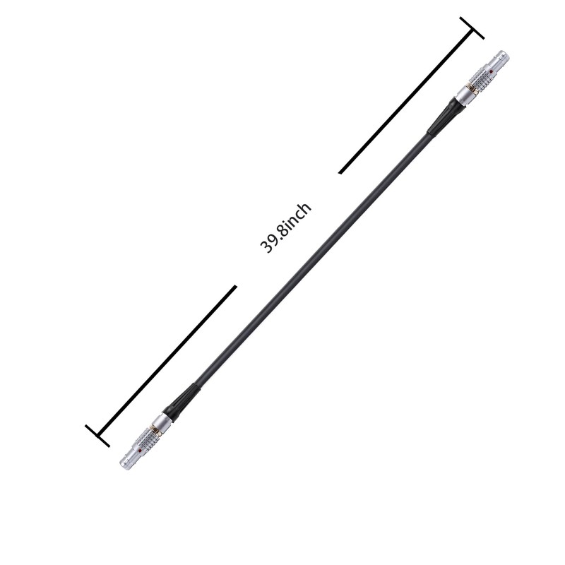 0B 2 Pin LEMO-Compatible Male to 0B 2 Pin LEMO-Compatible