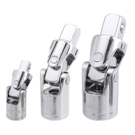 Mesee Universal Joint Socket Set 1/4" 3/8" 1/2" Drive Swivel Impact Socket Wrench Adapter CR-V Steel Joint Socket Adapter Reducer