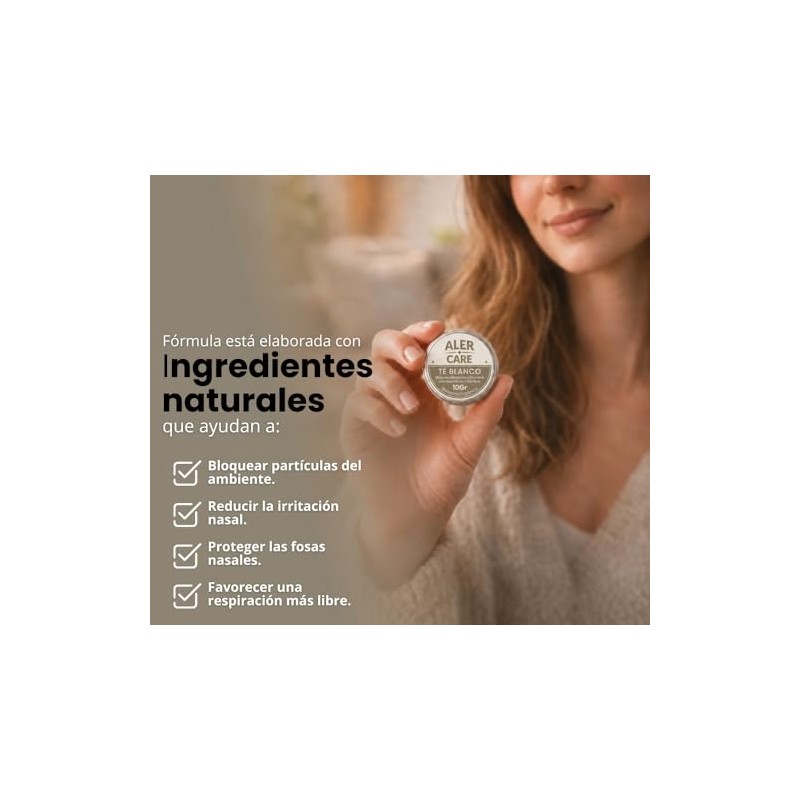 Alercare Bálsamo Nasal Orgánico 10gr Ayuda Alergias Por Polvo Polen
