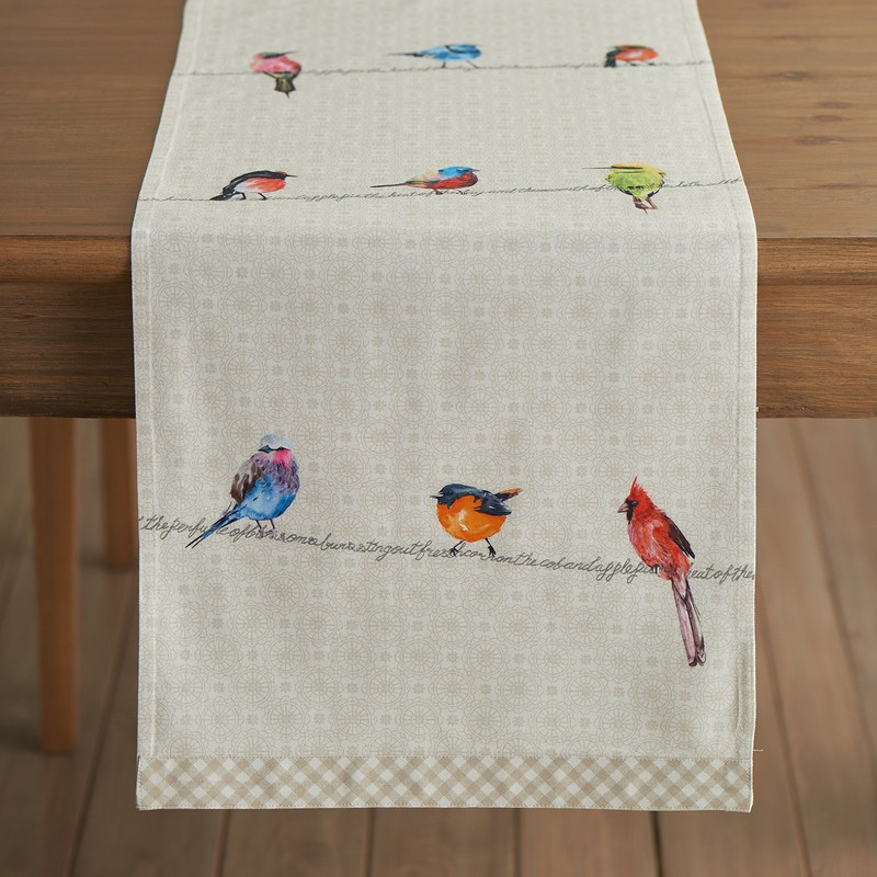 Maison d' Hermine Table Runner 100% Cotton 37cm x 230cm