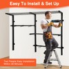 NouraVita Heavy Duty Garage Shelving, Wall Mounted Sports Equipment Organizer