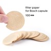 Ocnvlia Disposable Paper Filter for Reusable Coffee Capsule, Protects Against