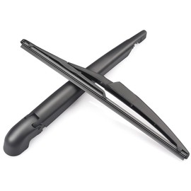 ZOFFI Rear Wiper + Rear Wiper Arm Replacement for Fiat 500 2007-2018, Windscreen Wipers Hiten with Natural Rubber Wiper Blades